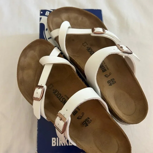 Birkenstock Mayari White Sandals - Picture 1 of 6